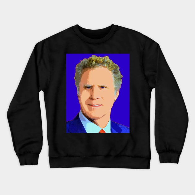 will ferrell Crewneck Sweatshirt by oryan80